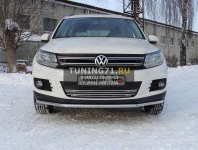 Защита передняя нижняя 42,4 мм Volkswagen Tiguan 2011